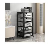 mobile stereo hi fi rack hifi Supporto Multimediale A 4/5/6/7 Livelli, Componente Stereo Rack, Home Office Theater Cucina Video Torre Attrezzatura Giradischi Ricevitore Unità Di Archiviazione, Console