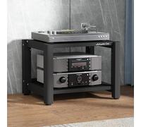 Mobile Stereo Rack Armadietto Rack Per Componenti, Mobiletto Stereo E Portaoggetti Per Supporti Multimediali \U2013 Nero - Supporto Per Scaffalature Video, Sistemi Stereo E Componenti - Mobi
