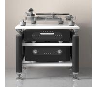 Mobile Stereo Rack Armadietto Scaffali Per Videoregistratori, Espositori Per Cd, Supporti Multimediali, Ripiani Per Videogiochi, Supporti Multimediali Con Prese Multiple, Supporti Per L'I