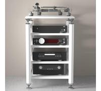 Mobile Stereo Rack Armadietto Scaffali Per Videoregistratori, Espositori Per Cd, Supporti Multimediali, Ripiani Per Videogiochi, Supporti Multimediali Con Prese Multiple, Supporti Per L'I