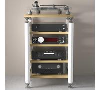 Mobile Stereo Rack Armadietto Scaffali Per Videoregistratori, Espositori Per Cd, Supporti Multimediali, Ripiani Per Videogiochi, Supporti Multimediali Con Prese Multiple, Supporti Per L'I