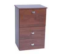 Mobile stiro asse scomparsa legno Noce - 1 anta 2 cassetti