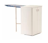 Mobile stiro Raffa con 2 ante e ruote sotto la base colore olmo