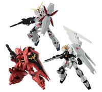 MOBILE SUIT GUNDAM G-Frame Serie 1 Nu Gundam, Sazabi, Unicorn by BANDAI SHOKUGAN