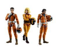Mobile Suit Gundam G.m.g. Action Figura 3-pack Earth Federation Force 10 Cm Mega