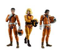 Mobile Suit Gundam G.M.G. Action Figure 3-Pack Earth Federation Force MEGAHOUSE