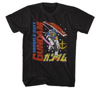 Mobile Suit Gundam Mens Unisex T-Shirt -Available SM to 3X -New BlackSmall