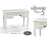 MOBILE TAVOLO SCRIVANIA VIENNA IN LEGNO 904079 CM 5 CASSETTI TOD-761058