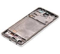 Mobile TM Compatibile con montaggio OLED con cornice compatibile per Samsung Galaxy A72 (A725/2021) (Service Pack) (bianco superiore)