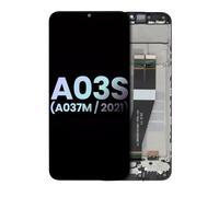 Mobile TM Compatibile con set display LCD con cornice compatibile per Samsung Galaxy A03s (A037M / 2021) (Sim Single) (telaio tipo C) (pacchetto servizio) (tutti i colori)