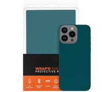 Mobile TM Compatibile con Wrapd Film Protector - Cover - Sottile (Nero Verde) (Medio) (Confezione da 10)