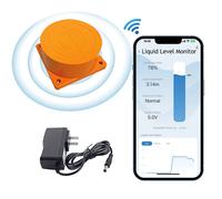 Mobile Tuya App Ultrasonic Wireless Water Fuel gasolio sensore di livello del liquido indicatore di allarme misura Monitor del serbatoio remoto