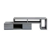 Mobile TV 54-83x15.4x18 regolabile console TV grigio per TV fino a 65 pollici (D come mostrato)