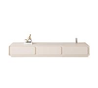 Mobile TV a pavimento minimale, consolle multimediale, mobile con vano portaoggetti sotto la TV, consolle centrale per media con 3 cassetti, adatto per soggiorno o camera da letto.(200 * 30 * 30cm)