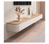 Mobile TV angolare moderno da 160 cm, in legno massello, console multimediale da parete, con ante portaoggetti, elegante arredamento per la casa per il soggiorno