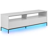 Mobile TV bianco lucido con LED Sydney