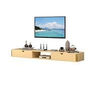 Mobile TV da parete, console mobile per componenti TV, compatibile con PS4, Xbox One, decoder via cavo, lettori DVD, 119,9 cm e 140 cm