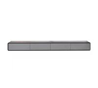 Mobile TV Galleggiante 160-240cm TV Media Console Mobile TV Galleggiante Panchina TV Multi Large Storage Sotto La TV Lowboard Con Cassetti Supporto Router(Gris,240 * 24 * 18cm)