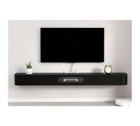 Mobile TV galleggiante con contenitore, centro intrattenimento a parete, console multimediale completamente assemblata