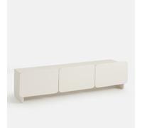 Mobile TV hi-fi laccato, 3 ante, larghezza 170 cm, CESCO Beige TU