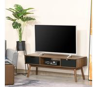 Mobile TV HOMCOM tavolo TV da soggiorno da 50 pollici con 2 cassetti