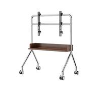 Mobile TV Mobile con Altezza Regolabile, Mensole Rotanti per Schermi 32-75 Pollici, Mobili TV Moderni per Soggiorno, Centro Intrattenimento, Design Robusto ed Elegante