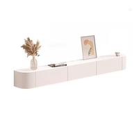 Mobile Tv Mobile TV Galleggiante Mobile TV A Parete Con Router E Fori Per Cavi Media Wall Units Moderna Unità Per L'intrattenimento Con Sportello Ribaltabile Consolle Per L'intrattenimento(240*20*24CM