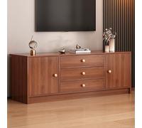 Mobile TV Moderno di metà secolo, mobiletto Porta TV in Legno con Contenitore, credenza, Tavolo da Buffet, mobiletti for Soggiorno, Cucina, Sala da Pranzo, Ingresso, Ufficio(1,L-140cm/55.12IN)