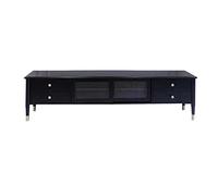 Mobile TV Retro Nero Mobile TV Soggiorno Semplice Audio-Visivo Cabinet Laterale