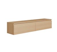Mobile TV Sospeso 150 cm 2 Ante a Ribalta Rovere Lindberg Lume Effetto Legno