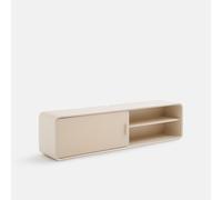 Mobile TV sospeso laccato opaco, lunghezza 140 cm, REDAG Beige TU