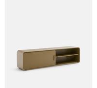 Mobile TV sospeso laccato opaco, lunghezza 140 cm, REDAG Verde TU