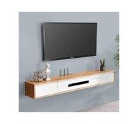 Mobile TV Sospeso Supporto TV sospeso a parete for sotto la TV, console multimediale moderna galleggiante da 70,9" in legno di quercia con spazio for riporre oggetti for soggiorno, camera da letto Mob
