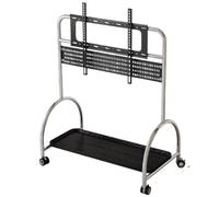 Mobile TV Stand con Ruote per TV 4565 Pollici Regolabile AV Mensola VESA 400x400mm Design Salvaspazio Supporto TV Portatile con Base Rotolante.