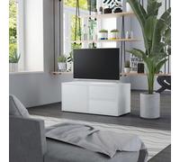 Mobile TV vintage rustico effetto legno TV da parete unità intrattenimento 80 x 34 x 35,5 cm durevole MDF credenza per soggiorno elegante console multimediale