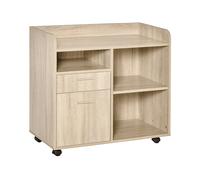 MOBILE UFFICIO VINSETTO IT924-034AK - Armadio in MDF rovere con 2 porte e 3 ripiani
