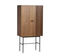 Mobile Woud Array Impiallacciato Noce/ Nero 80 cm