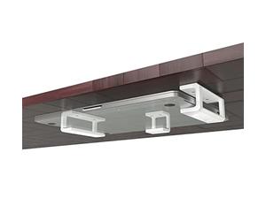 MOBILEFOX Supporto da tavolo per notebook, MacBook, 0-35 mm di altezza, colore: bianco