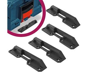 Mobilefox Supporto Valigetta per Attrezzi Set di Fissaggio 4 Pezzi Sicurezza Adatto per Bosch L-Boxx Sortimo