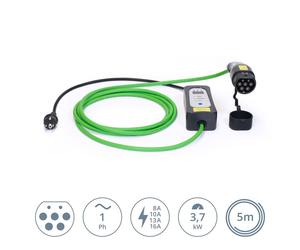 Mobiles Caricabatterie Typ2 Silvestro Plug-In 16A 3,7KW Mode2 5m Displ. Un.