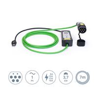 Mobiles Caricabatterie Typ2 Silvestro Plug-In 16A 3,7KW Mode2 7m Displ. Un.