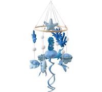 Mobiles per Culla,Manufatto Artigianale per Lettino - Giocattolo Sensoriale Tema Marino per Lettini e Box Nuovi Genitori Stanza Dei Bambini