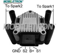 MOBILETRON IG-B018K Bobina d'accensione per AUDI,SEAT,SKODA,VW
