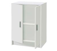 MOBILETTO ARMADIO MULTIUSO SALVASPAZIO 2 ANTE 2 RIPIANI INGRESSO MOBILE LEGNO