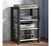 Mobiletto Audio A 2/3/4/5 Livelli, Supporto For Giradischi, Supporto For Componenti Multimediali AV(White,H85cm/33.4in)