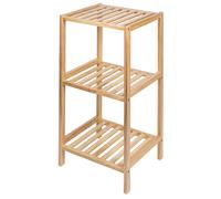 GALILEO Mobiletto bagno, 3 ripiani in legno di pino 35x30x70 cm, Sìordine