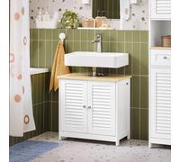 Mobiletto base per lavabo mobiletto bagno mobiletto base per bagno in bianco naturale WHT ca. 60x59x35cm FRG237 È la soluzione ideale per tenere in ordine il tuo bagno. Sfrutta al massimo lo spazio ne