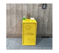 Mobiletto da bagno industriale in ferro battuto, stile retrò, con rubinetto e scarico, per bar e ristorante