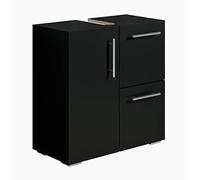 Mobiletto da bagno Mars sottolavello, colore nero