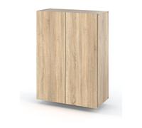 Mobiletto da bagno sospeso Sonoma in rovere, colonna da bagno da 60 cm per camer